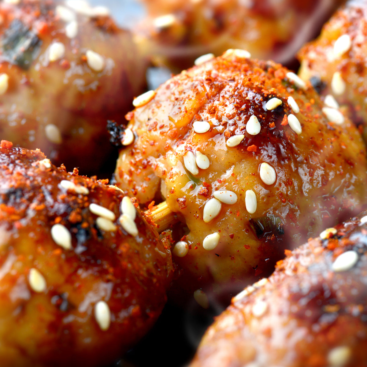 Sweet and Spicy Korean Meatball Assembly Instructions