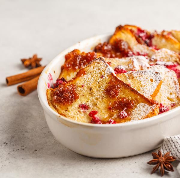 Bourbon Brioche French Toast Casserole Assembly Instructions