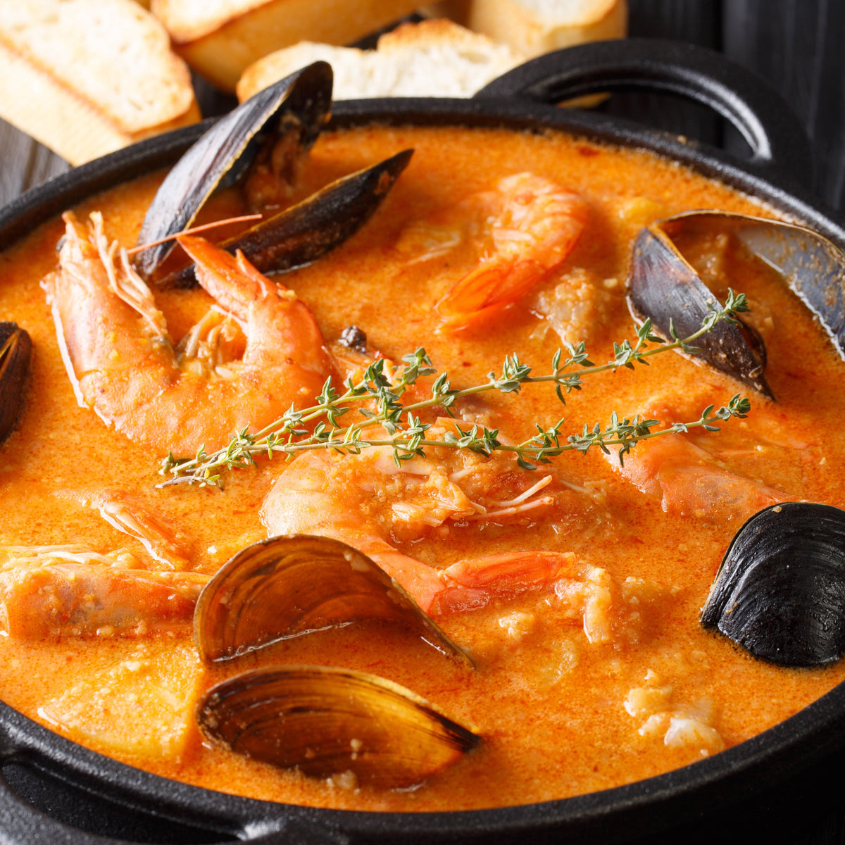 Cioppino Seafood Stew Assembly Instructions