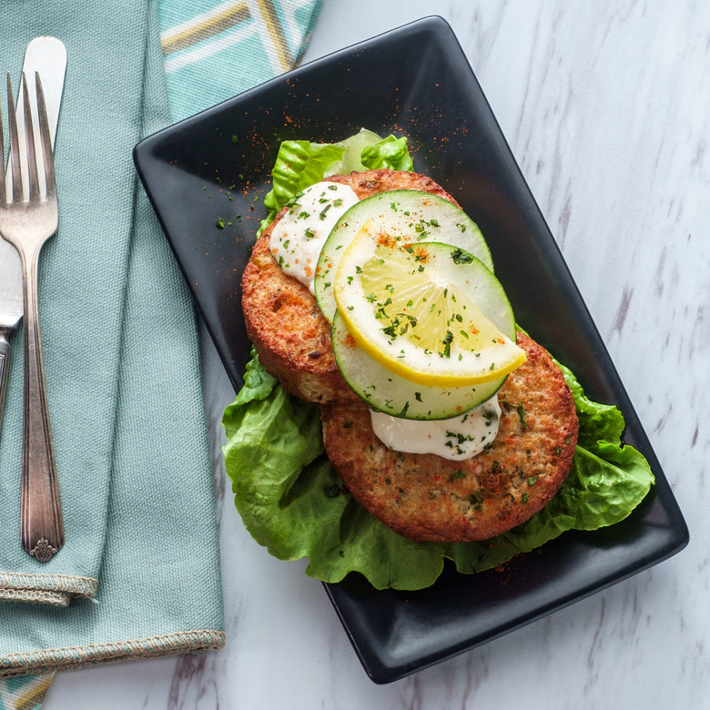 Salmon Cake Assembly Instructions