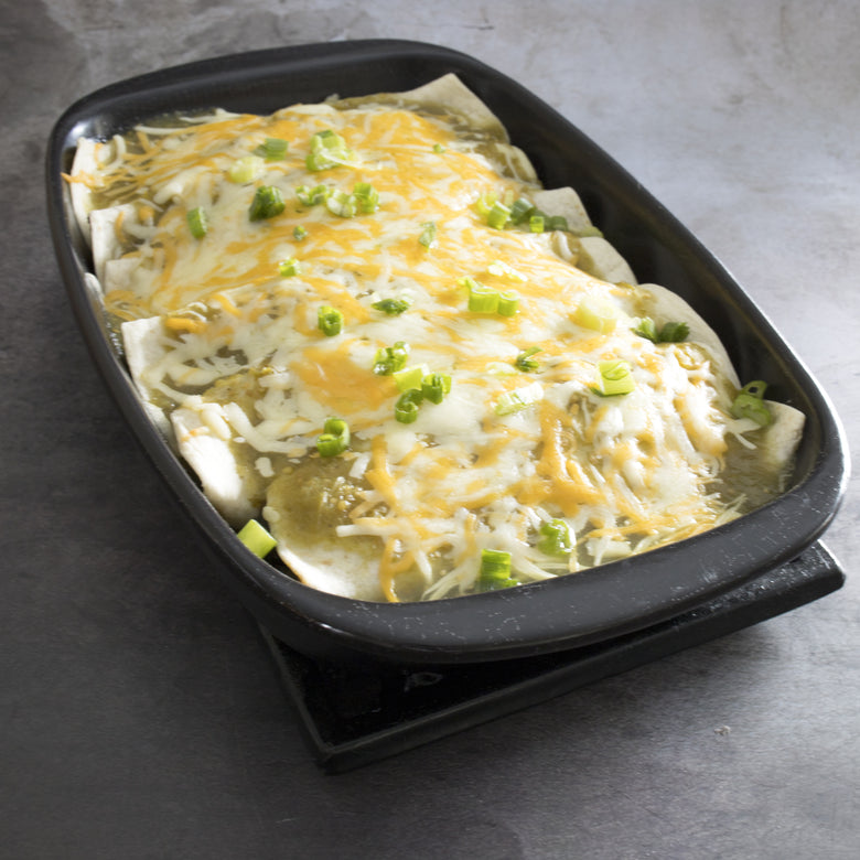 Cremosa Verde Breakfast Enchiladas Assembly instructions