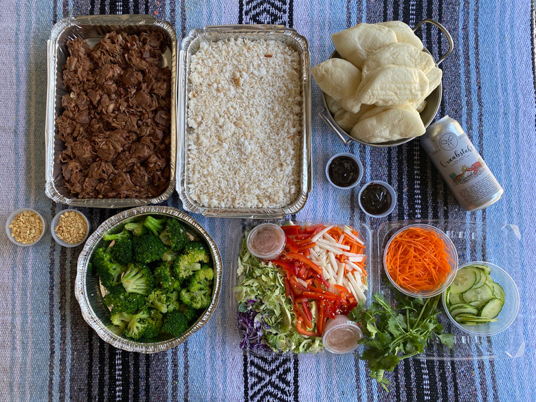 Jackfruit Bao Buns Assembly Instructions