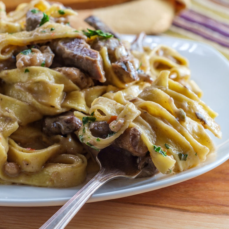 Seitan Stroganoff Assembly Instructions