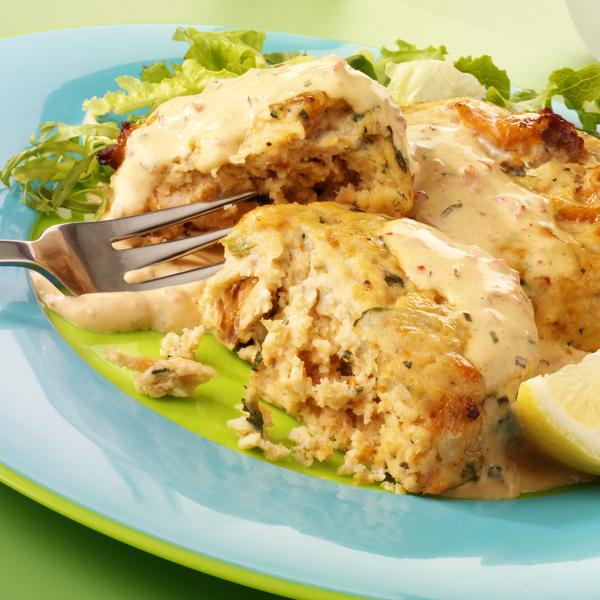 Lobster Mushroom Cakes Assembly Instructions