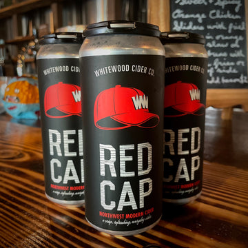 Whitewood Red Cap Cider - 4pack/16oz